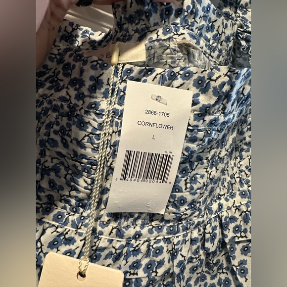 Doen Frances Top- Cornflower Blue - Picture 4 of 6